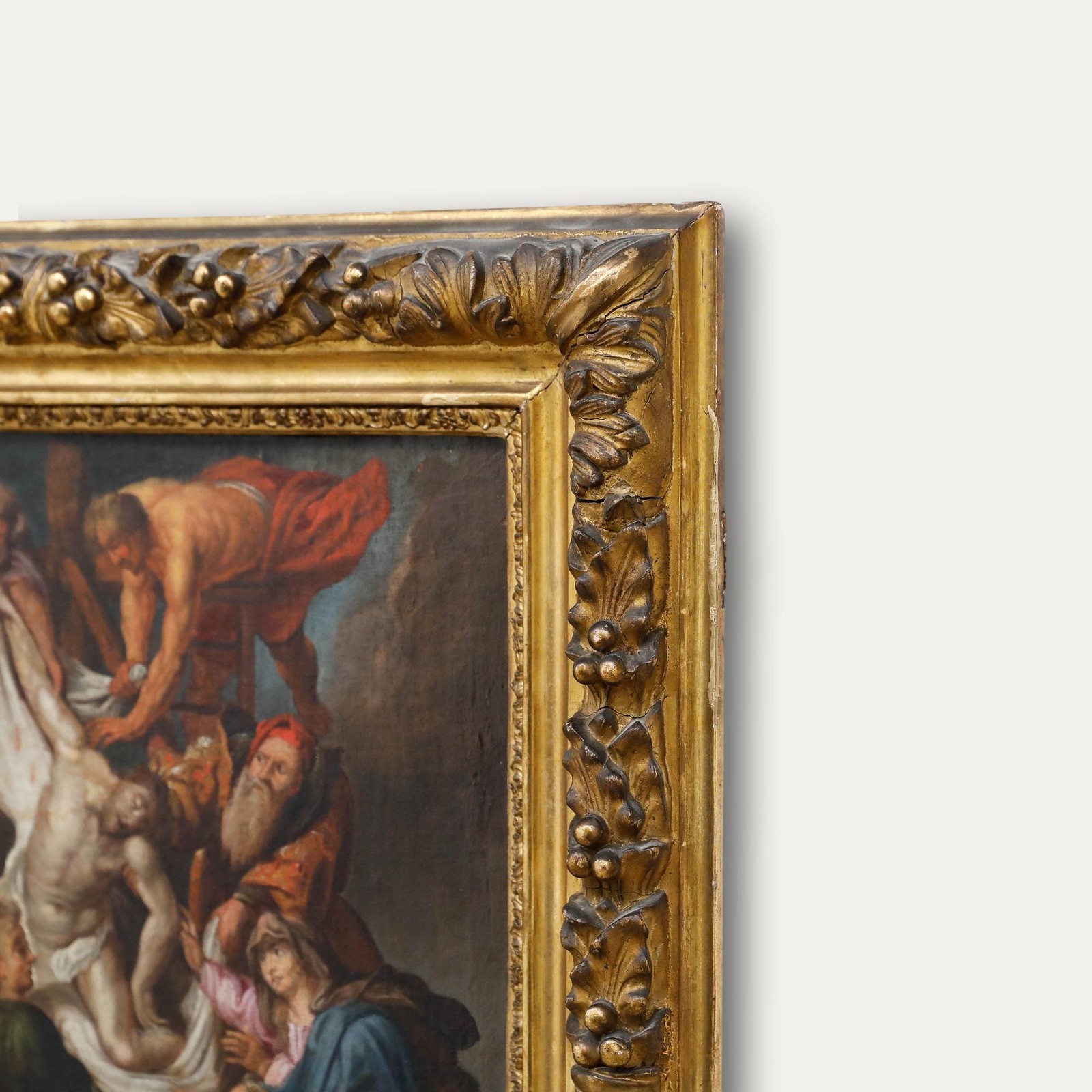 After Rubens (1577-1640) – 19th Century Oil, The Descent from the Cross