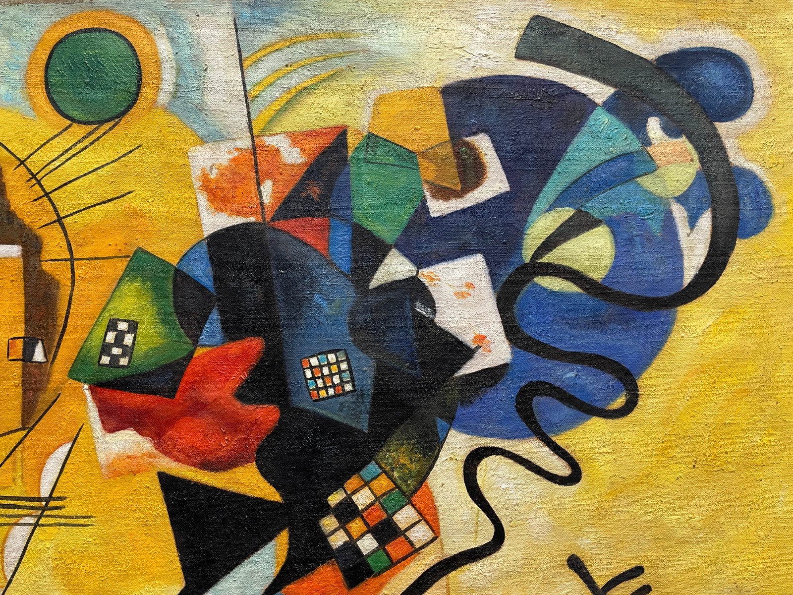 Wassily Kandinsky Painting – Abstract art – geometric art