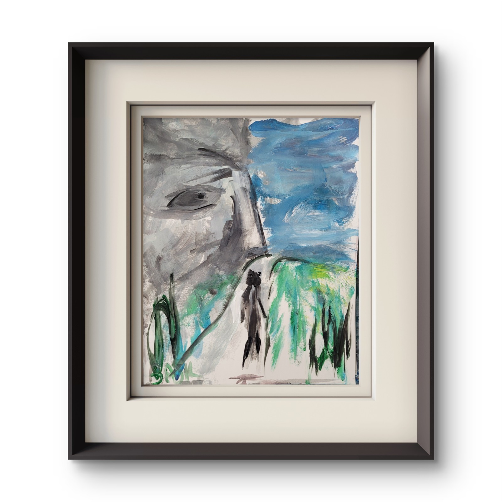 Journey Begins Contemporary Expressionist Original Painting 11×14