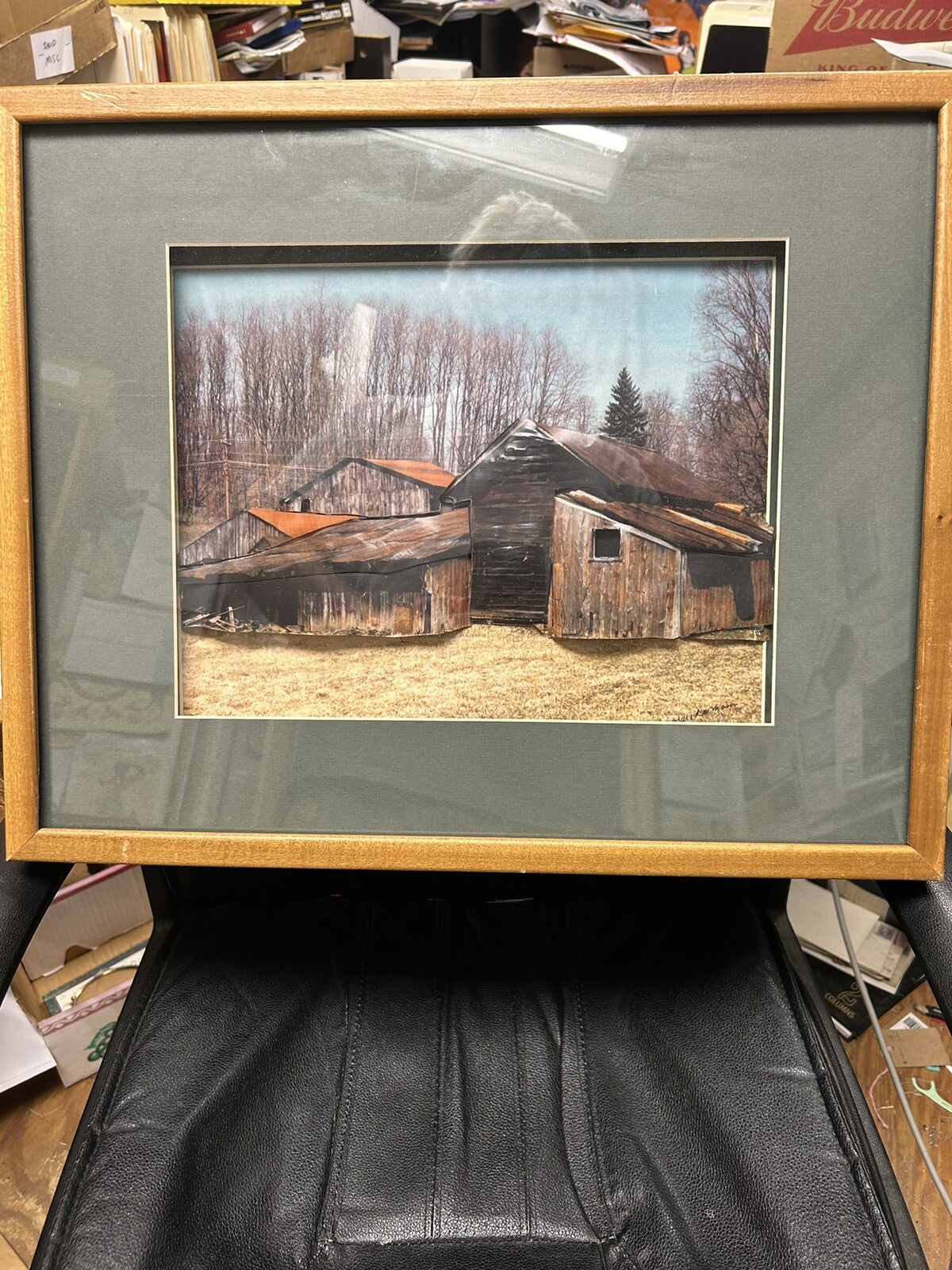 Artist Harold Moses New Canaan Ct. 3D Picture Of The Barns
