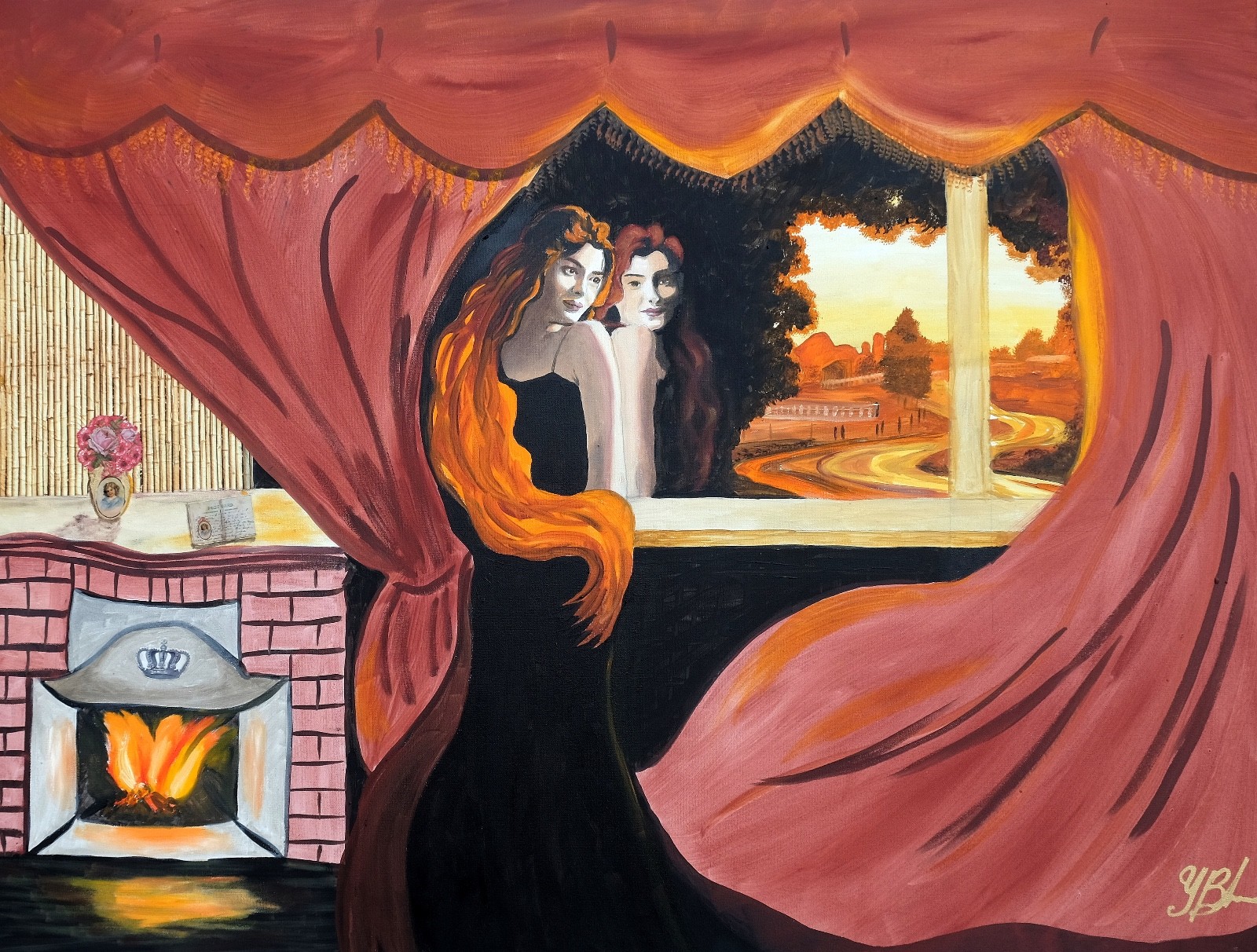 Art, Painting, «Reflection» – Giclee on Canvas 22″ x 30″ Yelena Berzon