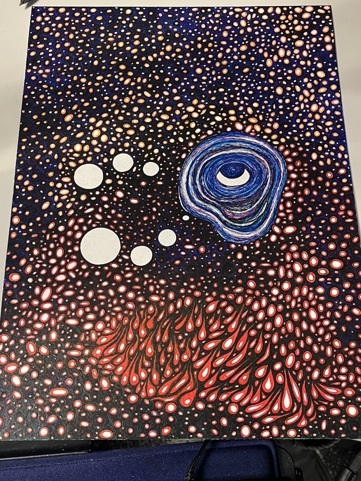 Abstract Unique Geometric Handmade Artwork