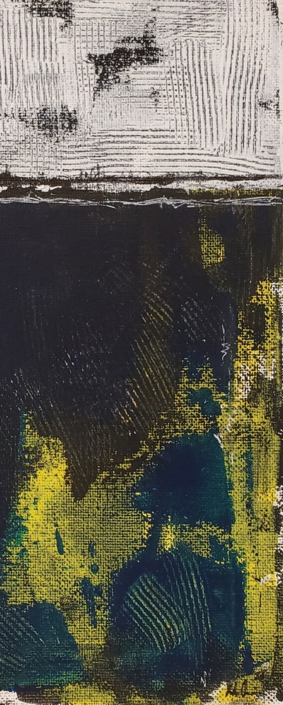 No.564 Original Abstract Modern Minimal Textured Painting By K.A.Davis