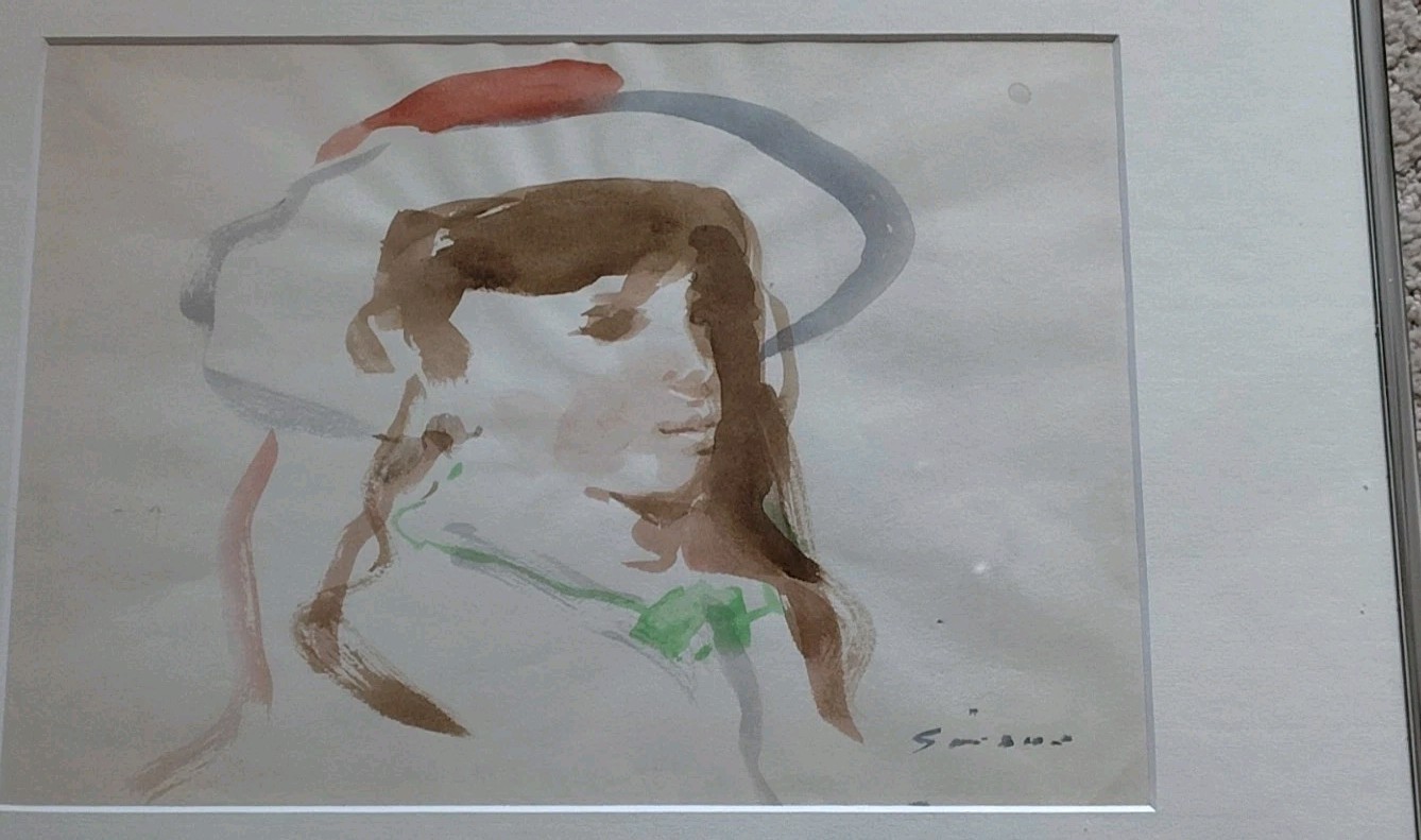 ANDRE GISSON (1921-2003) AMERICAN WATERCOLOR PAINTING SIGNED ORIGINAL ∆ 13 X 16