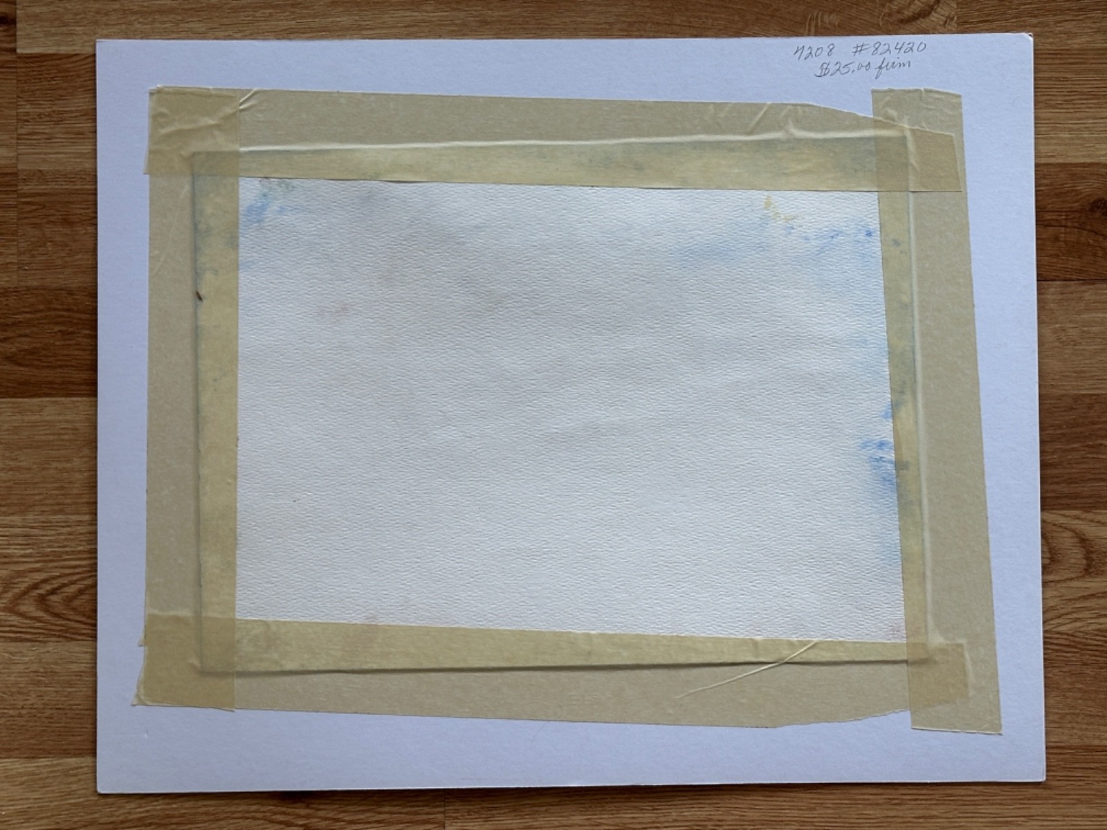ALICE GUZMAN ORIGINAL WATERCOLOR PAINTING MATTED 16″ X 20″ NEW MEXICO 1980’S