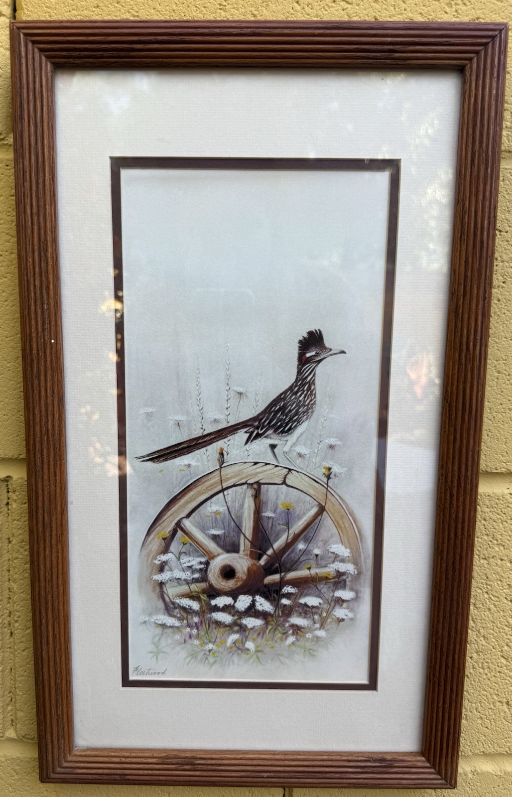 Ron Fleetwood Johnson Birds Eye View Painting Framed Signed