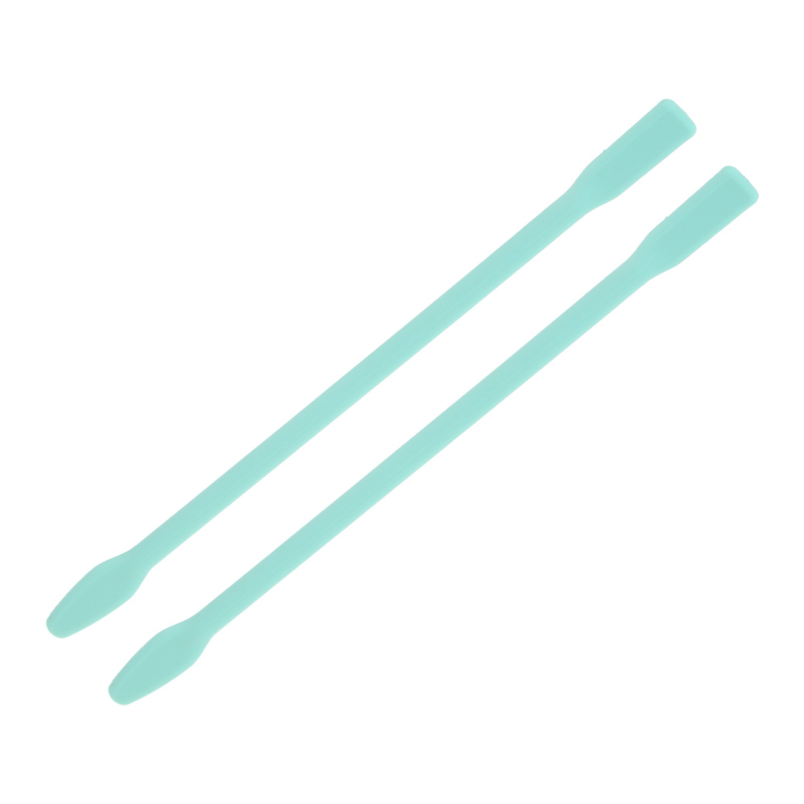 2 Pcs Silicone Mixing Sticks 4 Inch, Blue, Reusable