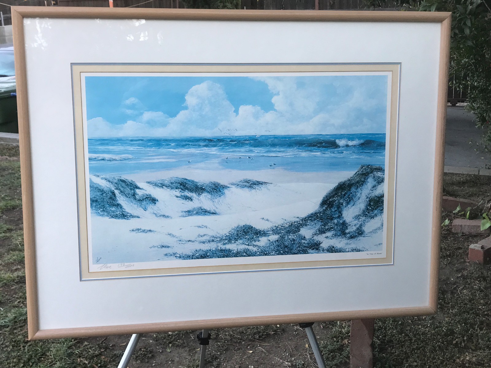UWE WERNER «In Time of Bloom» SEASCAPE HAND SIGNED & NUMBERED IMPRESSIONIST ART