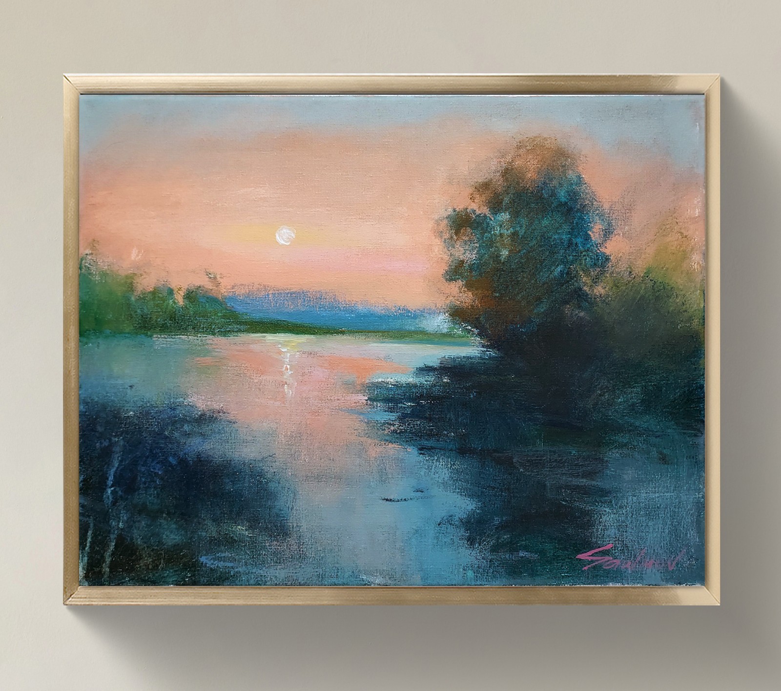 Original Impressionist Painting on 14×11 inch Canvas – Signed by the Artist
