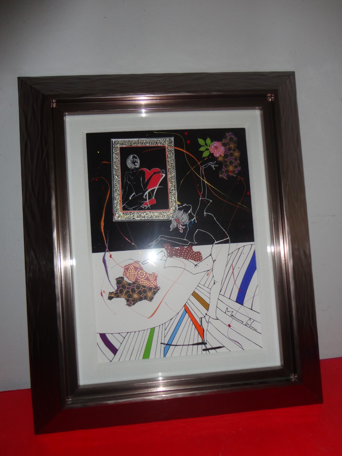 Marcus Glenn Signed from «Dimensions of Art Series» Mixed Media Giclee on Paper