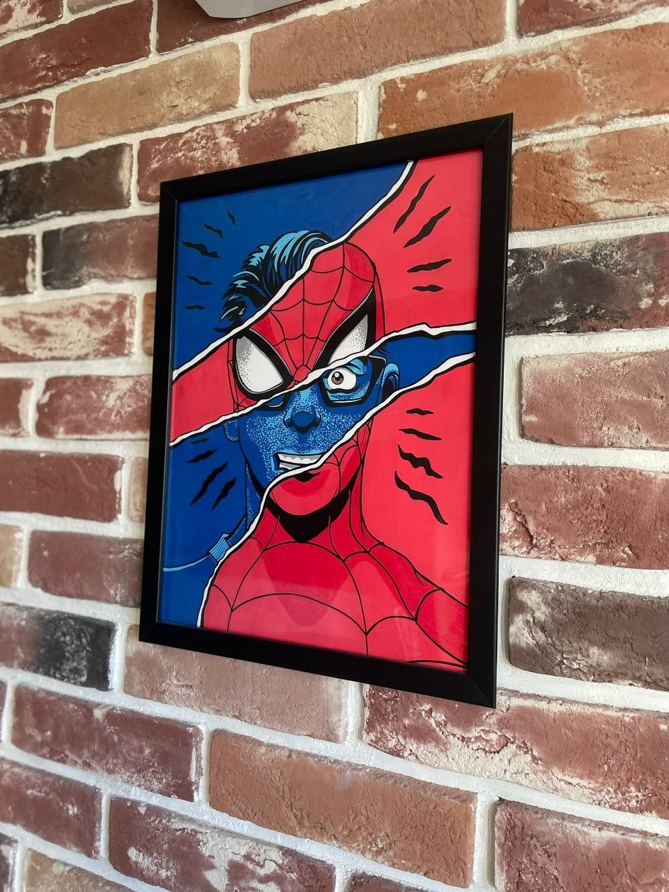 Spider-man Acrylic Marker Painting