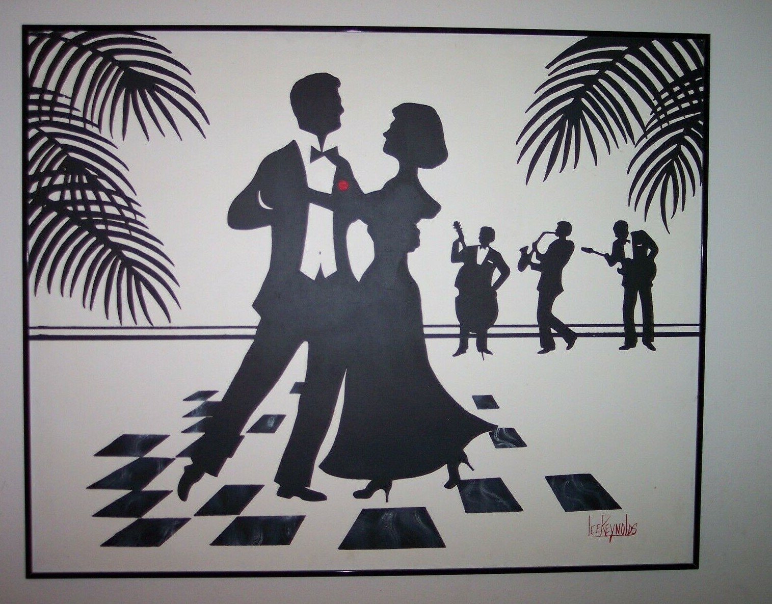 Lee Reynolds Ballroom Dance Canvas Painting 50.5″L *40.5″W *2″D