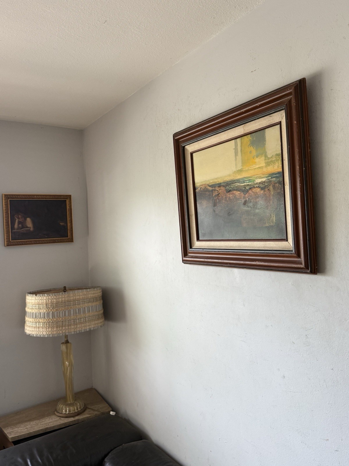 LAWRENCE HARRIS VINTAGE MODERN ABSTRACT LANDSCAPE OIL PAINTING COLORADO SPRINGS