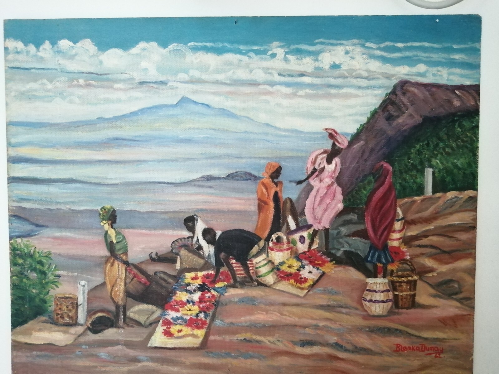 Kenya, 1960s. 11 oil paintings. Blanka Dunay(1905-1997)