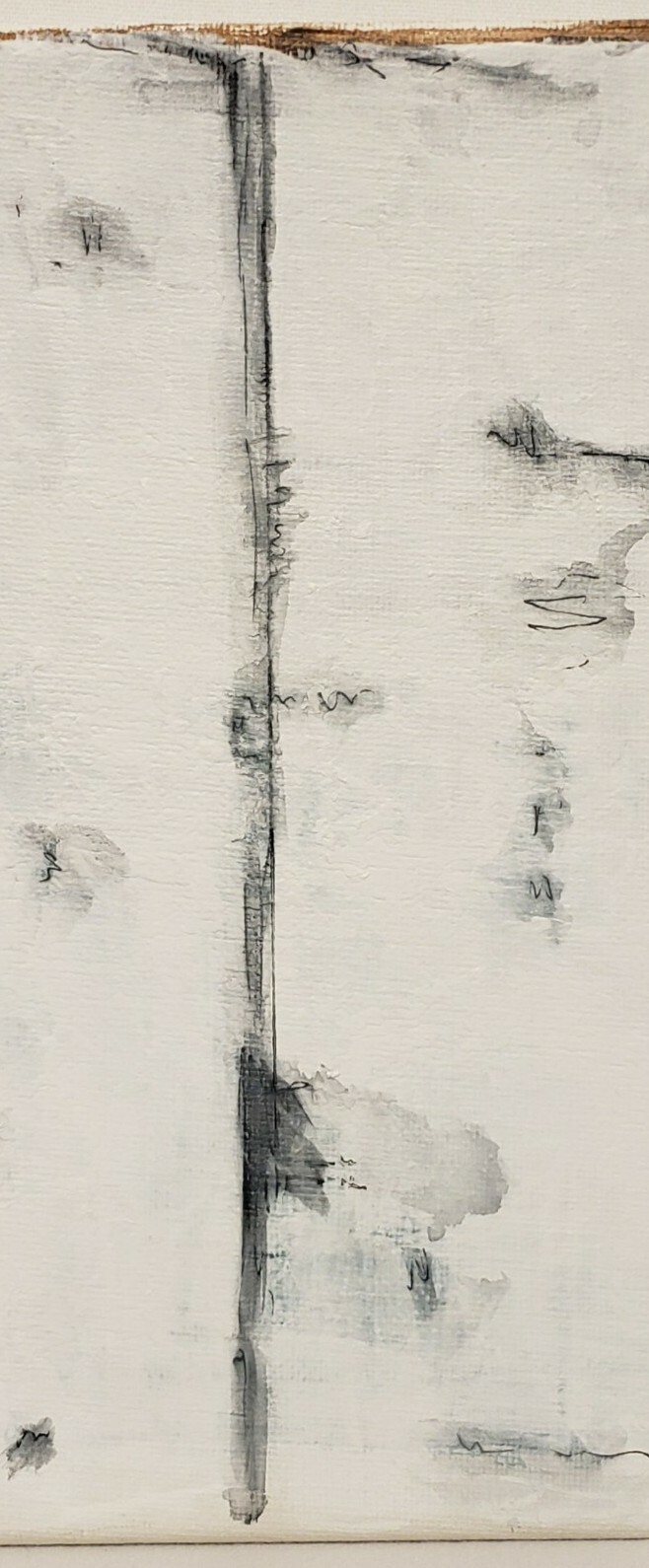 No.975 Original Abstract Modern Minimal Urban Industrial Painting By K.A.Davis
