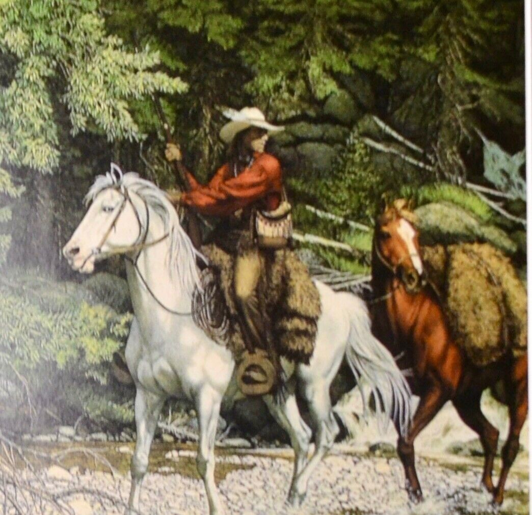 “The Forest Has Eyes “by Bev Doolittle, Book wPrint Famous limited edition Print