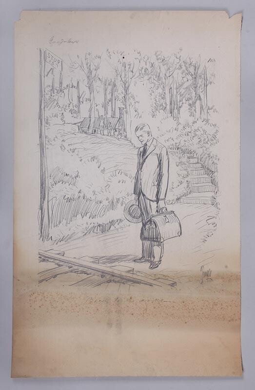 Harry C. Temple B.1881 – 1962 American Illustration / Newspaper » Back to work