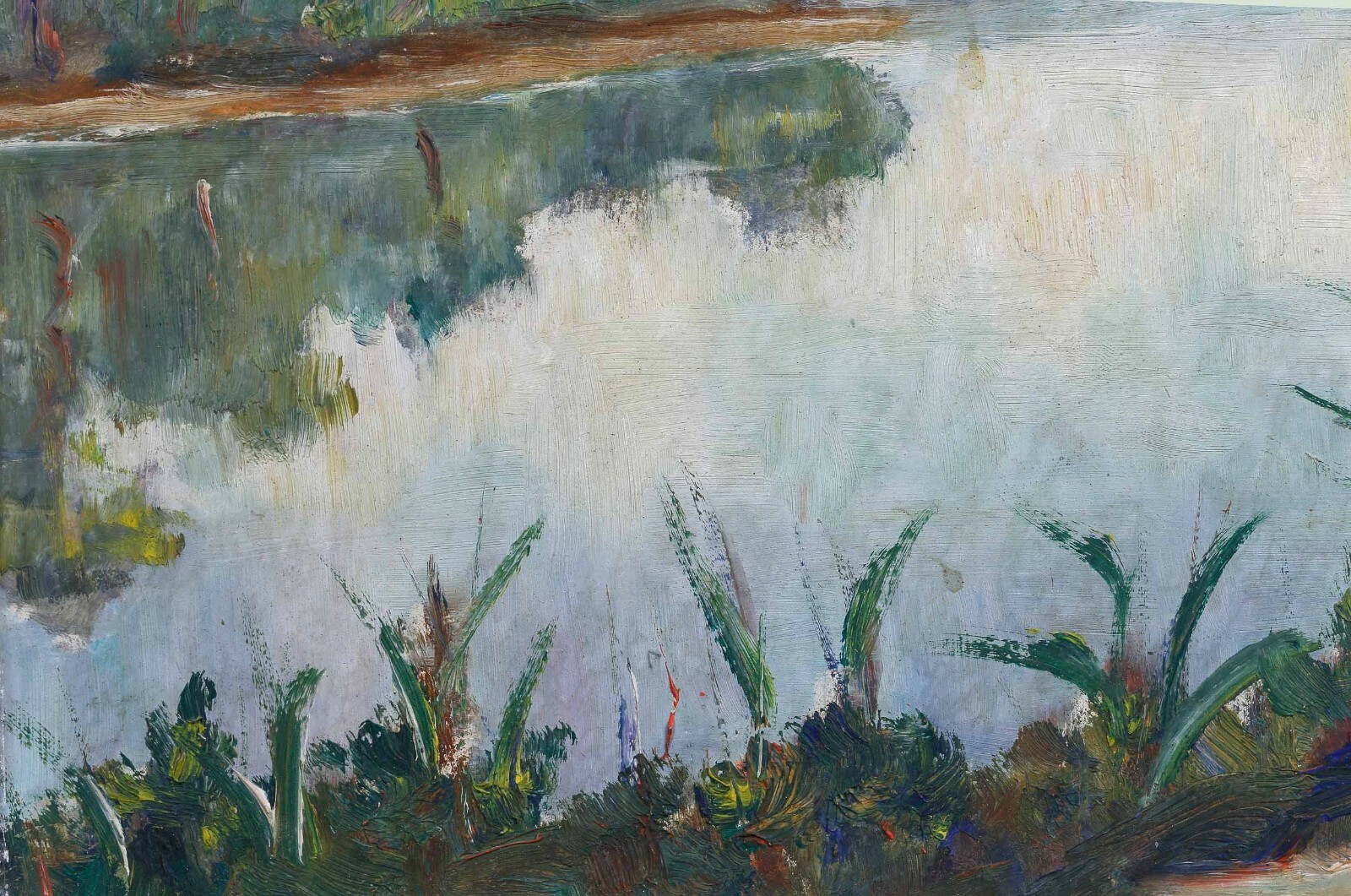 Impressionist Landscape Old Oil On Panel Signed BOCELLI ?France