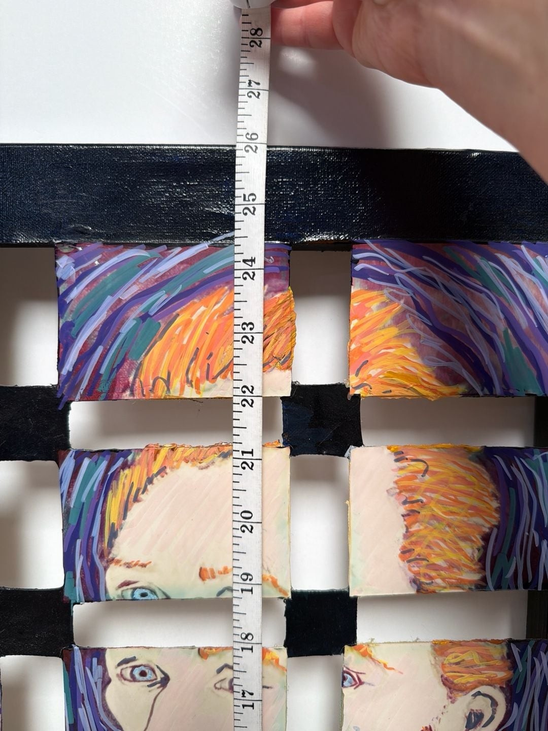 Kirk Saber Tear-a-Sculpture Mosaic Van Gogh Self Portrait Gallery Piece