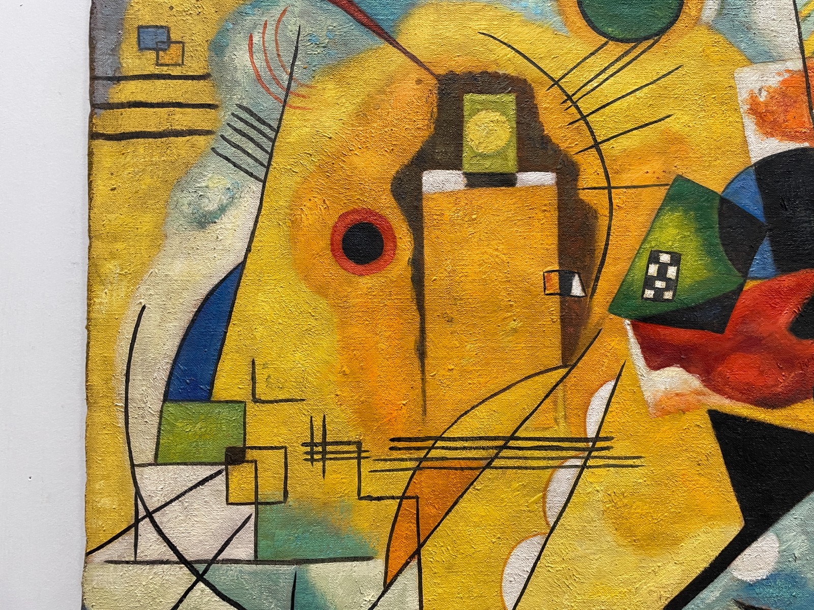 Wassily Kandinsky Painting – Abstract art – geometric art
