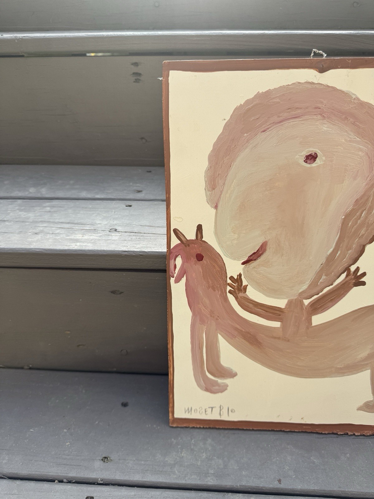 EARLY EARLY (1981) «Half Human Half Beast» By Mose Tolliver (Mose T)-Authentic