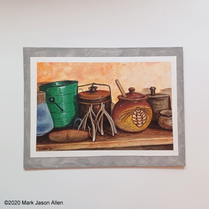 Original Painting Direct from Artist – 7.5 x 11 Gouache on Watercolor Paper