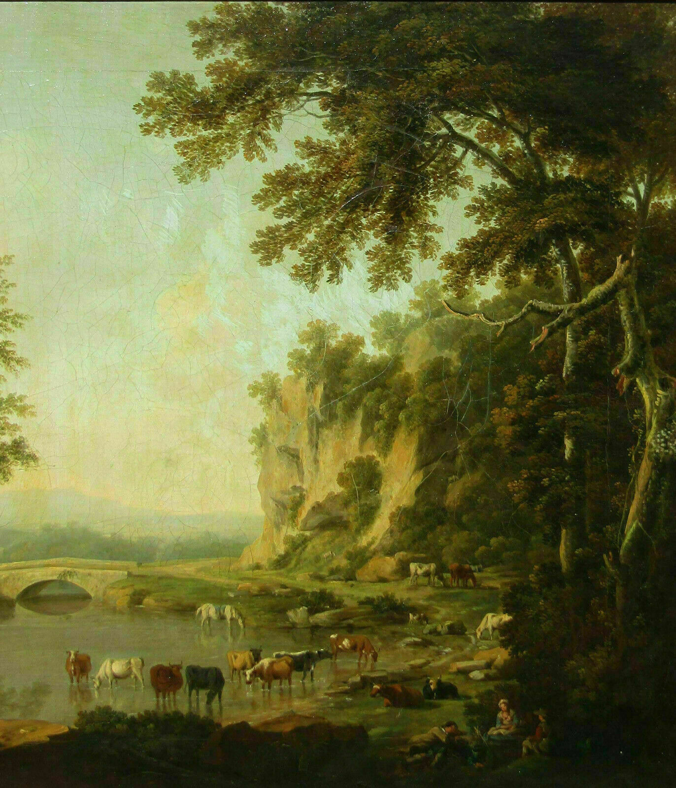 LISTED Old Master William Tomkins (1730 – 1792) with Provenance
