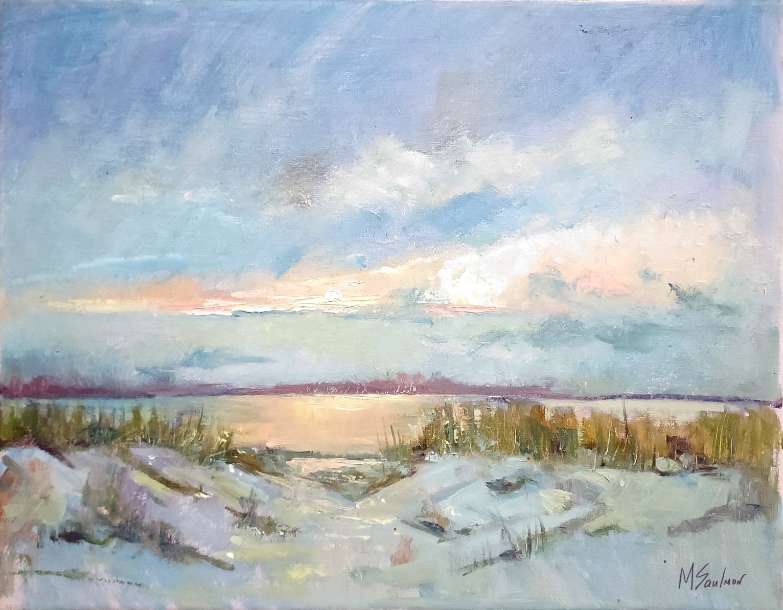 Original Impressionist Painting on 14in x11 in Canvas – Signed by the Artist