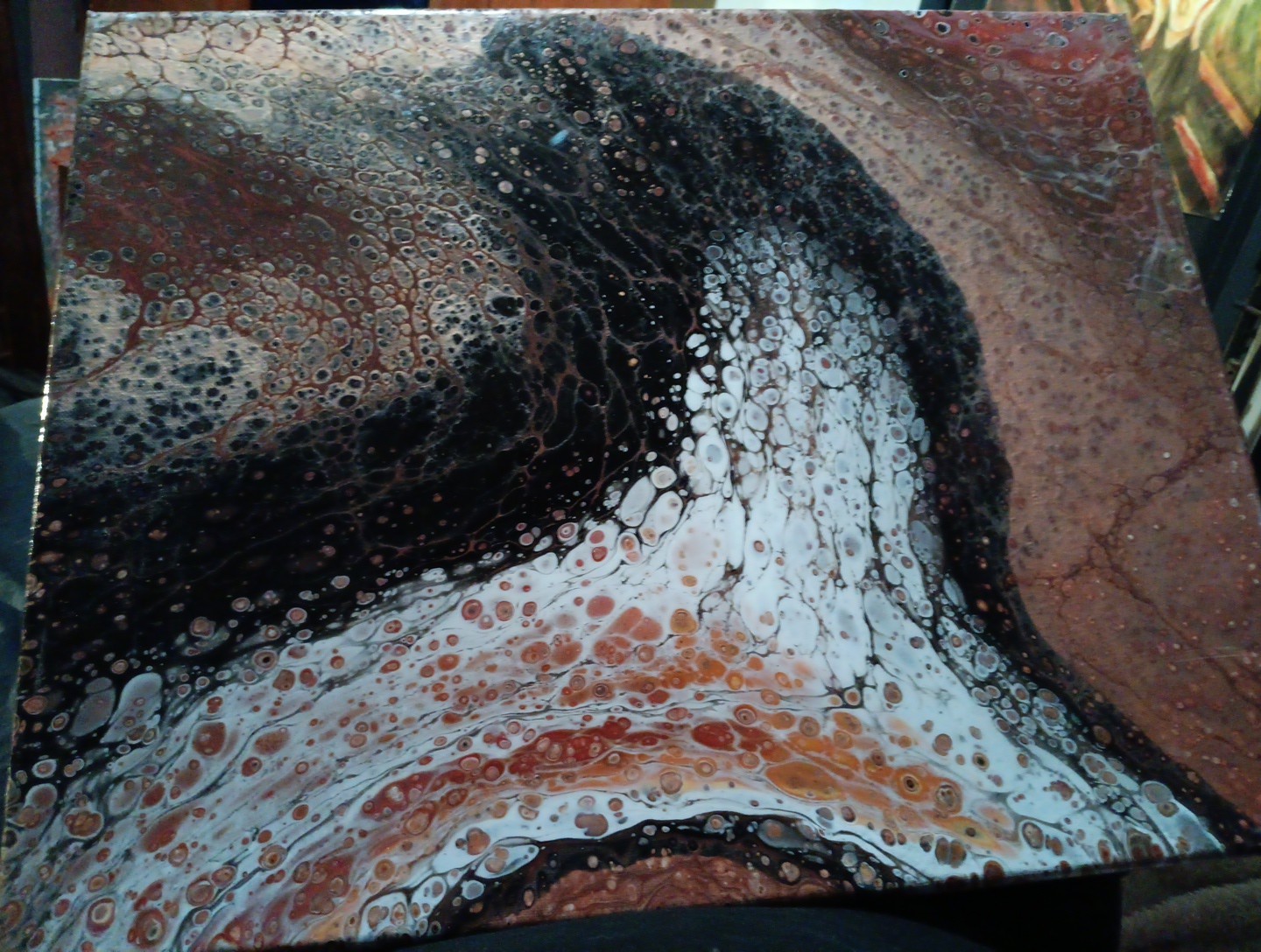 Is acrylic pour painting