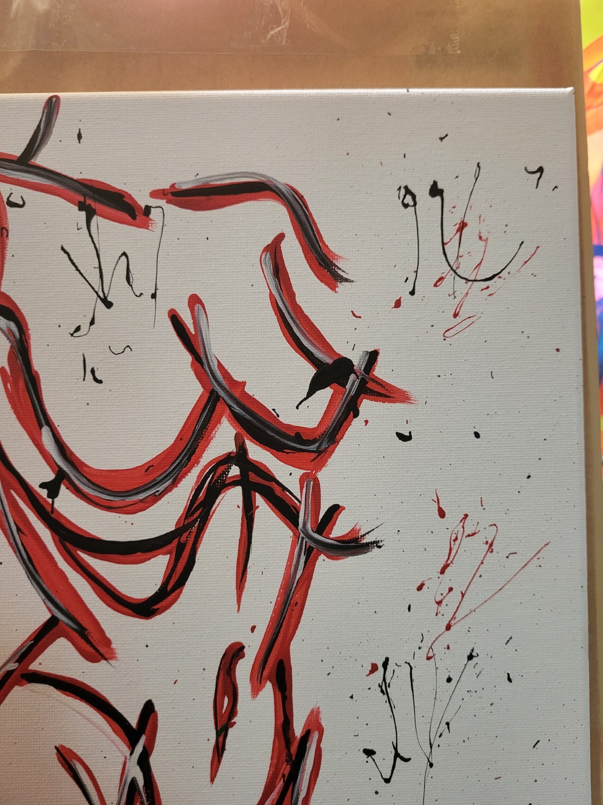 Neo Expressionism Original Modern Abstract Artwork Acrylic Painting Canvas 11×14
