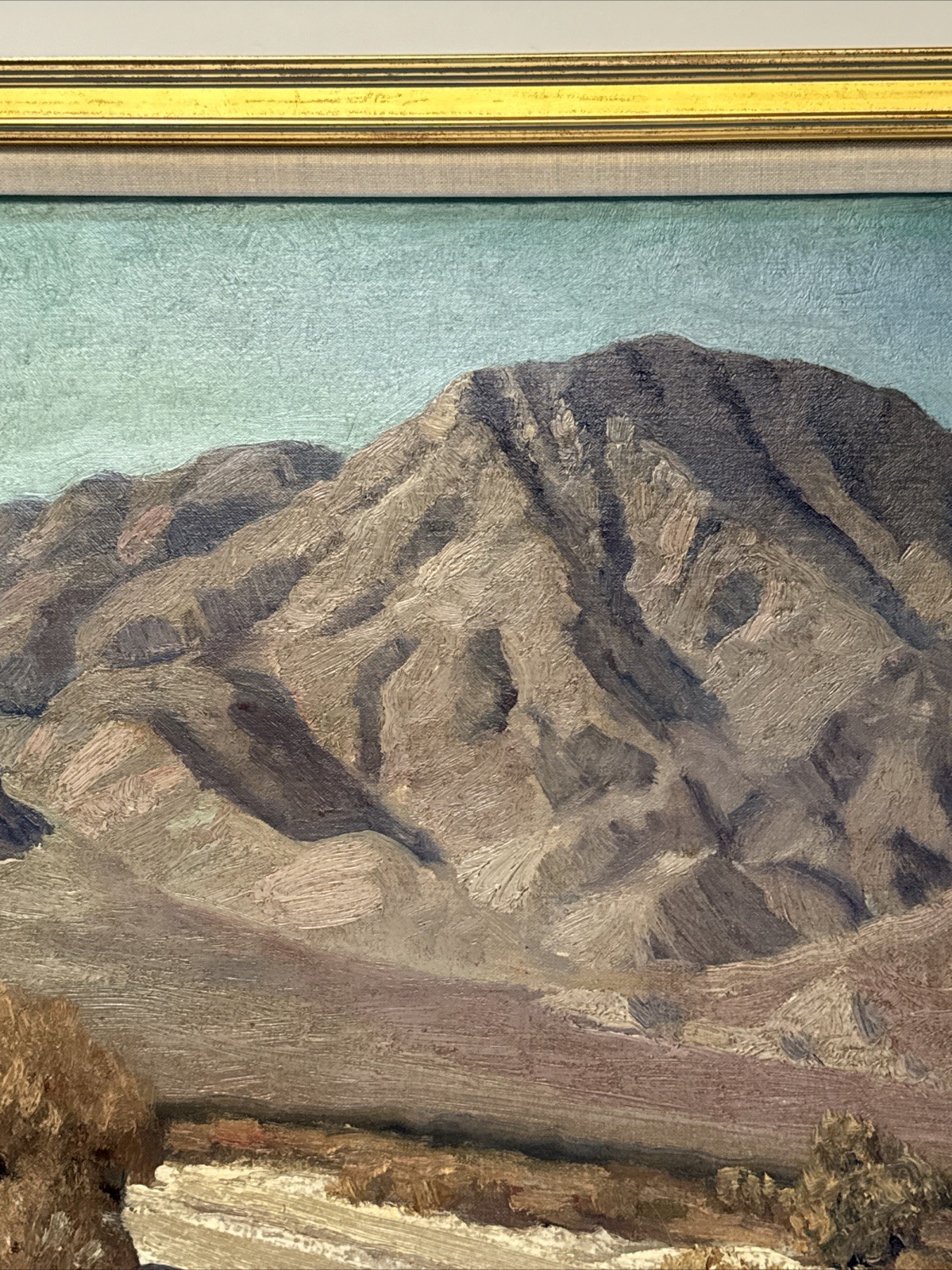 Antique Desert Painting Impressionist Landscape George Frederick 1930’s 1934