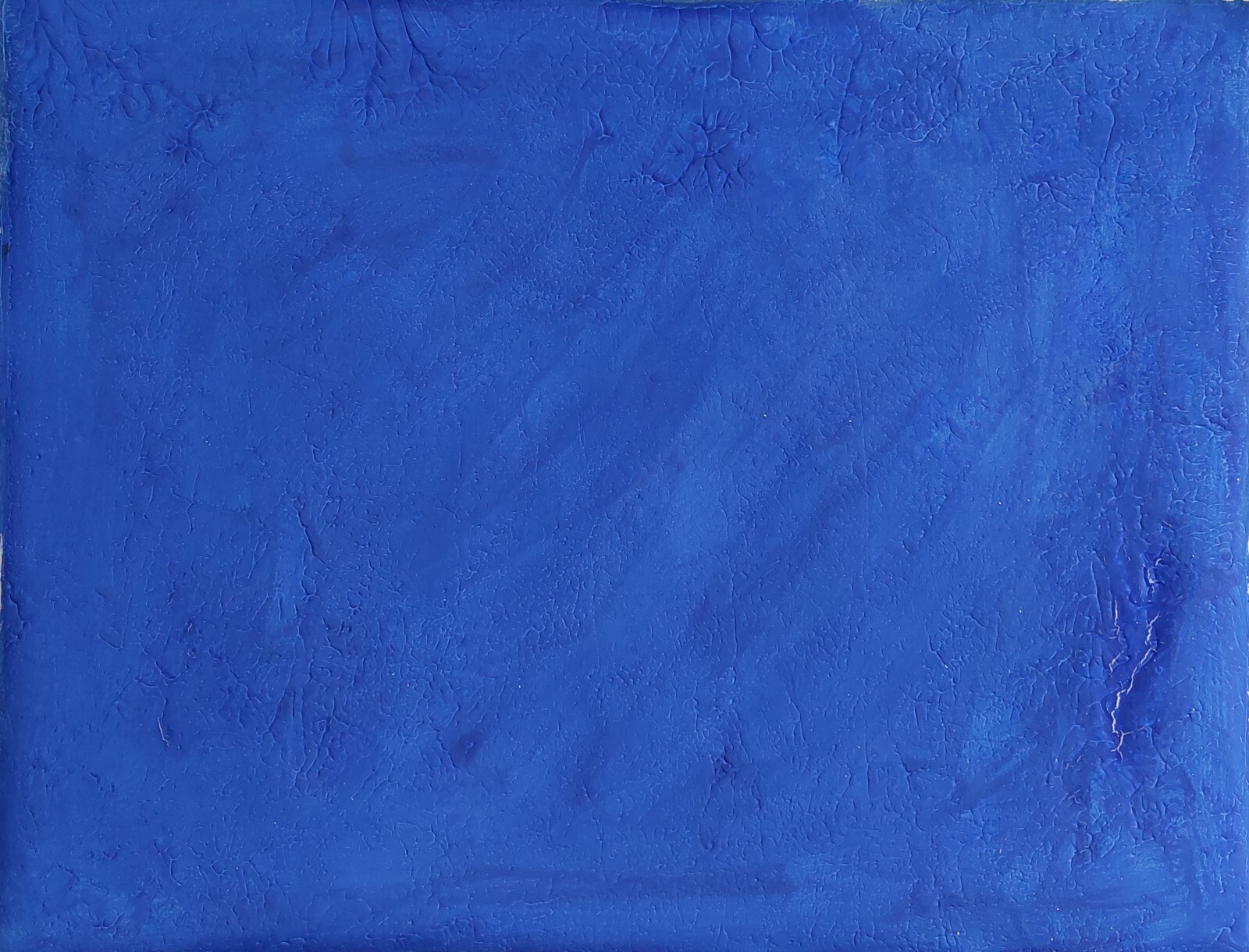 Yves Klein Signed Abstract Oil Painting on Canvas – French Abstract Art