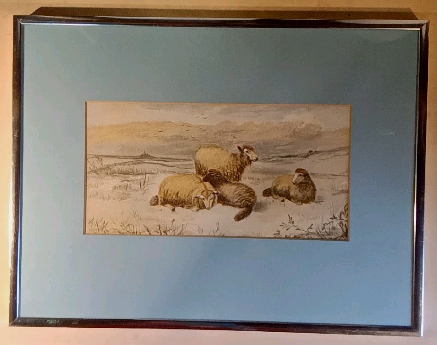 Thomas SYDNEY COOPER Orig-MED. BODIED WATER BASED paint? Or Thinned Oil On Paper