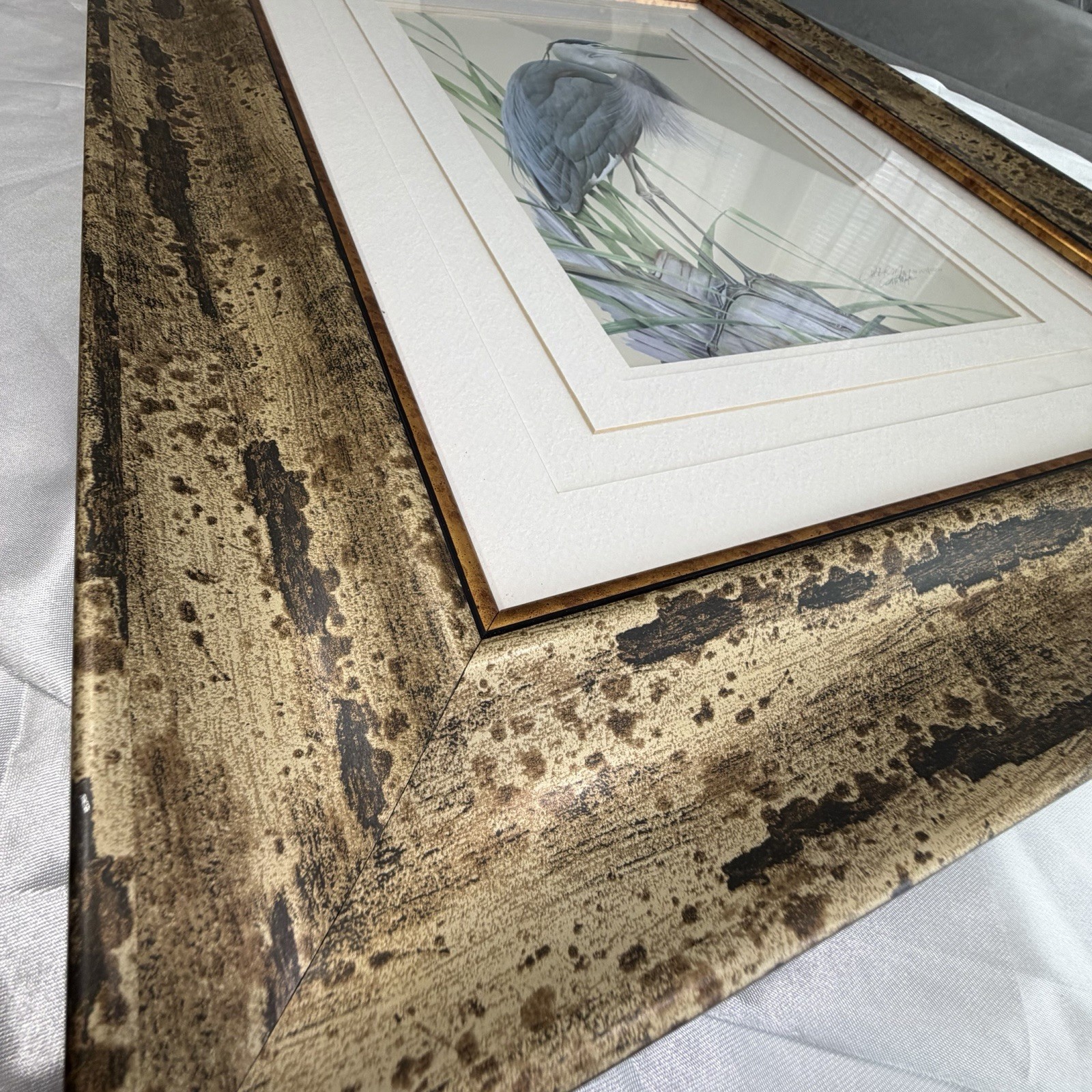 Collection art Signed print entitled GREAT BLUE HERONS by artist ART LaMay