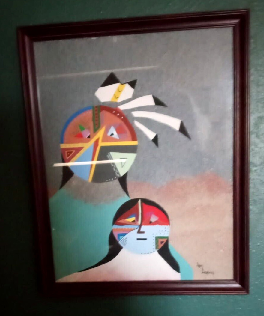 Sam Casados Southwest Painting 19.5″ x 15.5″ FUN & Whimsical