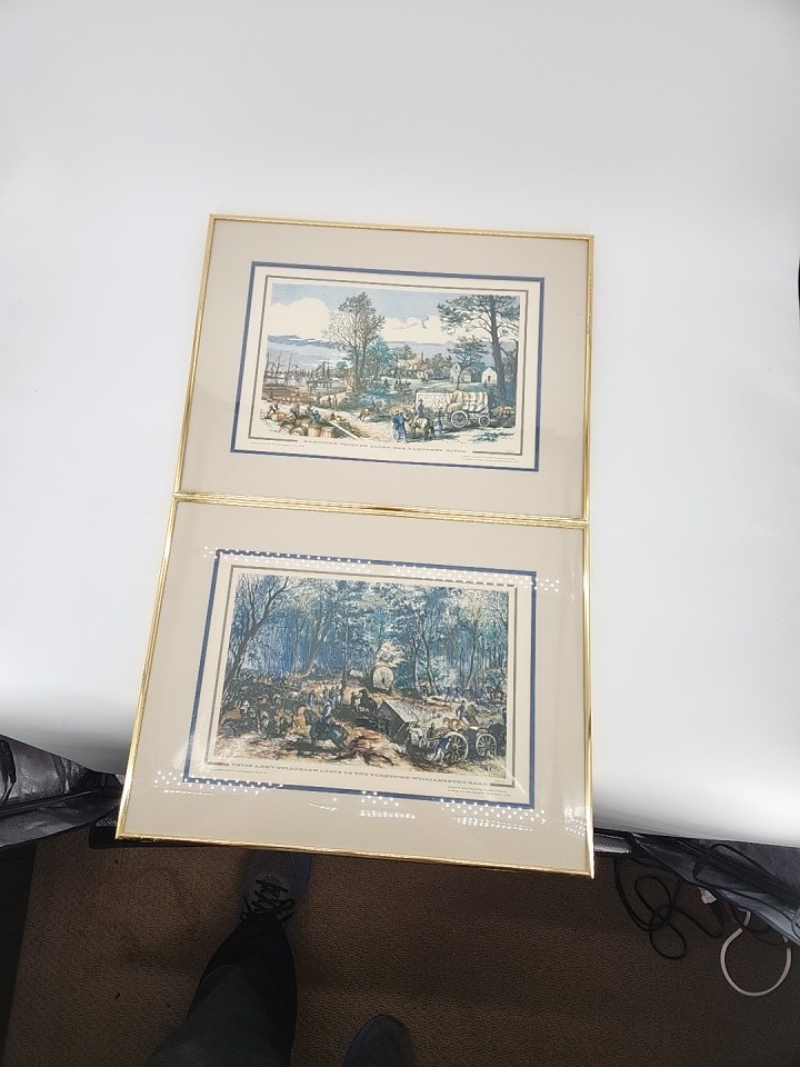 4 Donald E. Cooke 1960 Civil War Illustrations From Authentic Wood Engraving