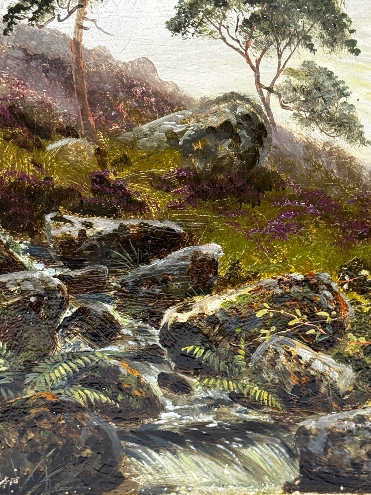 Painting ⛰️ Ben Lawers First Light Morning Mist Highland Cattle Beside Loch Tay