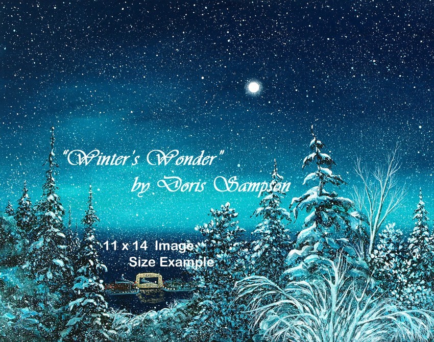 «Winter’s Wonder»-DuluthMN-11×14 Giclee Print Only-Matte Paper-by DorisSampson