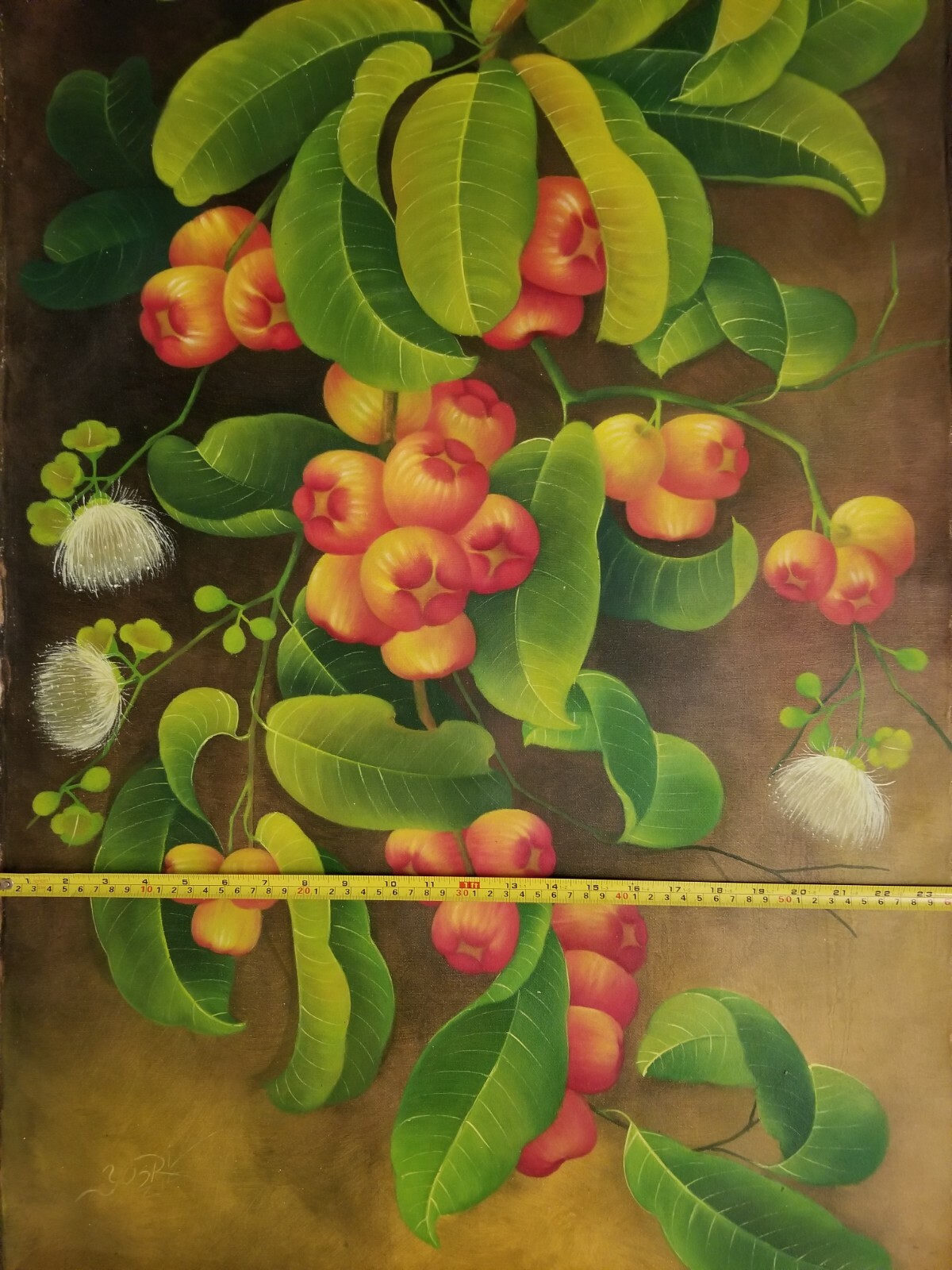 No.3005 original unique 3 paintings include, 34 x 23 inch, 45 x 23 inch