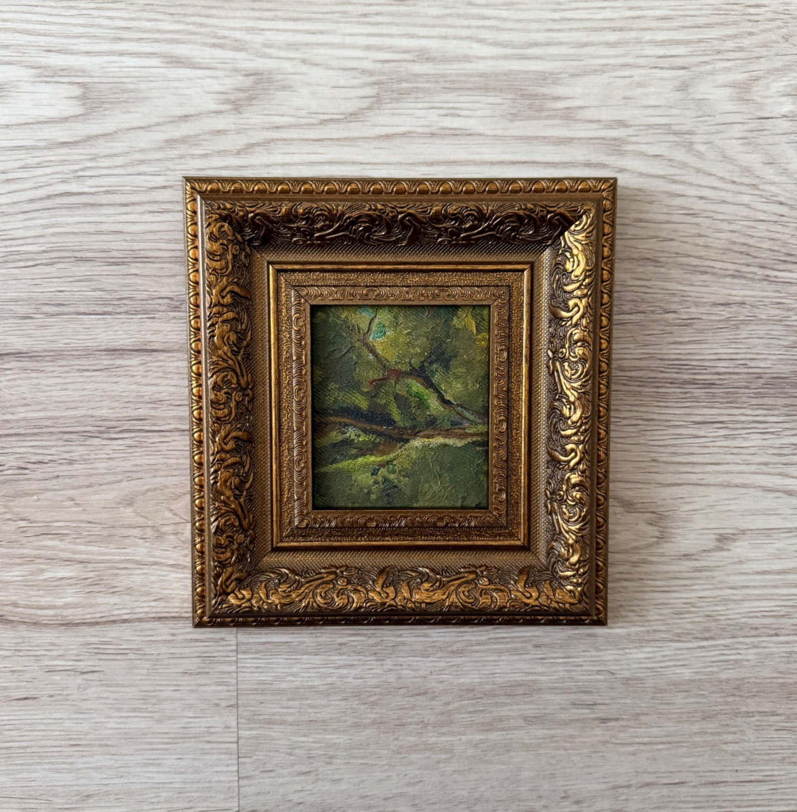 Impressionist oil painting original framed