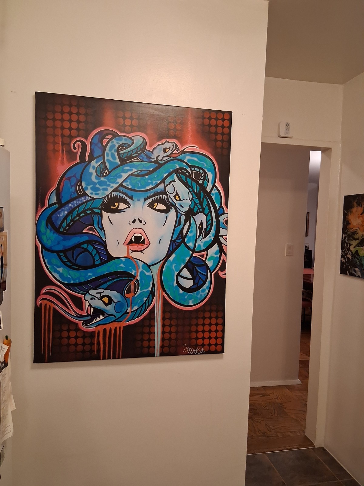 Original Medusa Painting – 30 x 40 Inches – Hand Painted Original Canvas