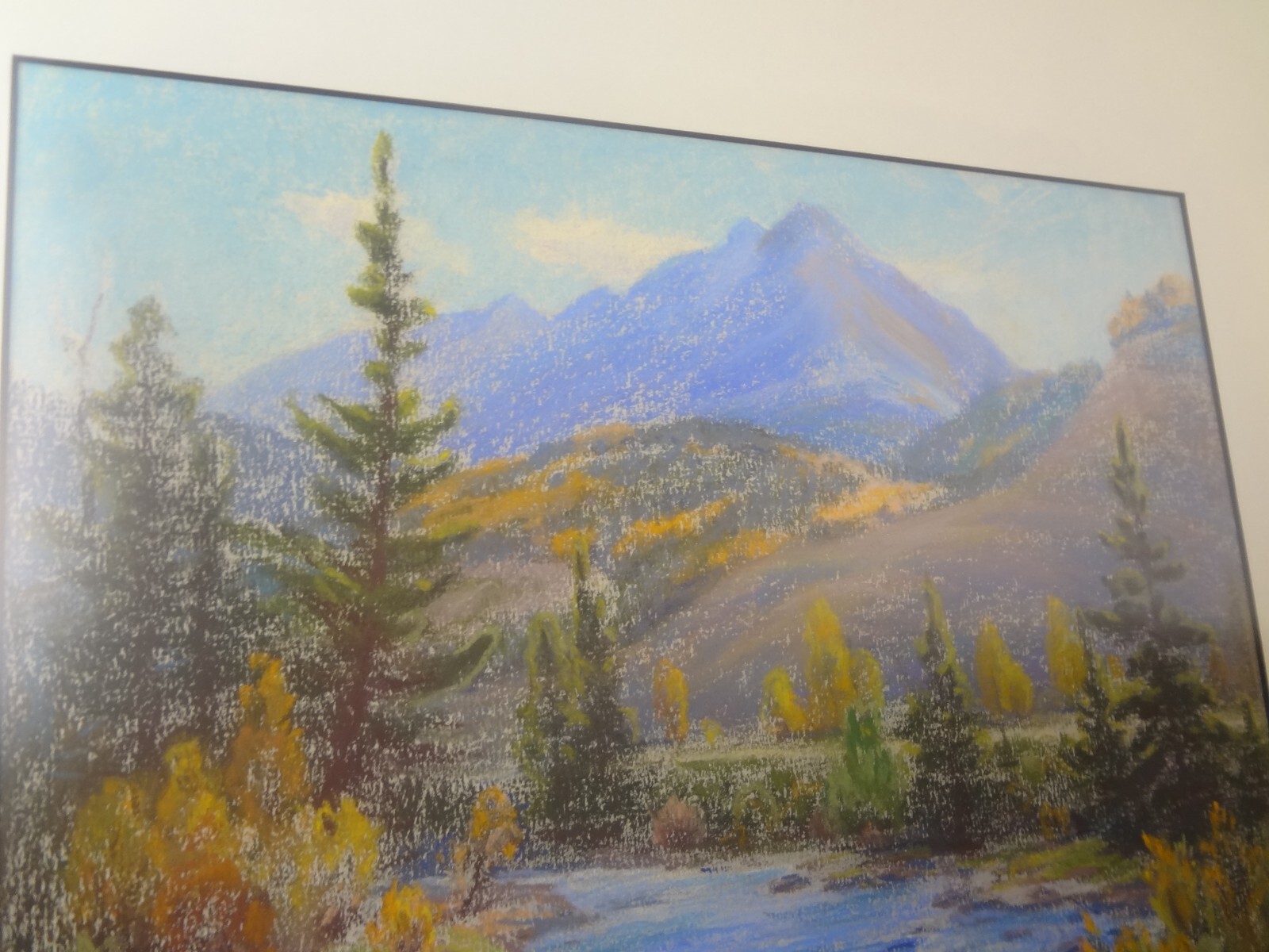 ELSIE HADDON HAYNES…..1881-1963….COLORADO PASTEL….NO RESERVE