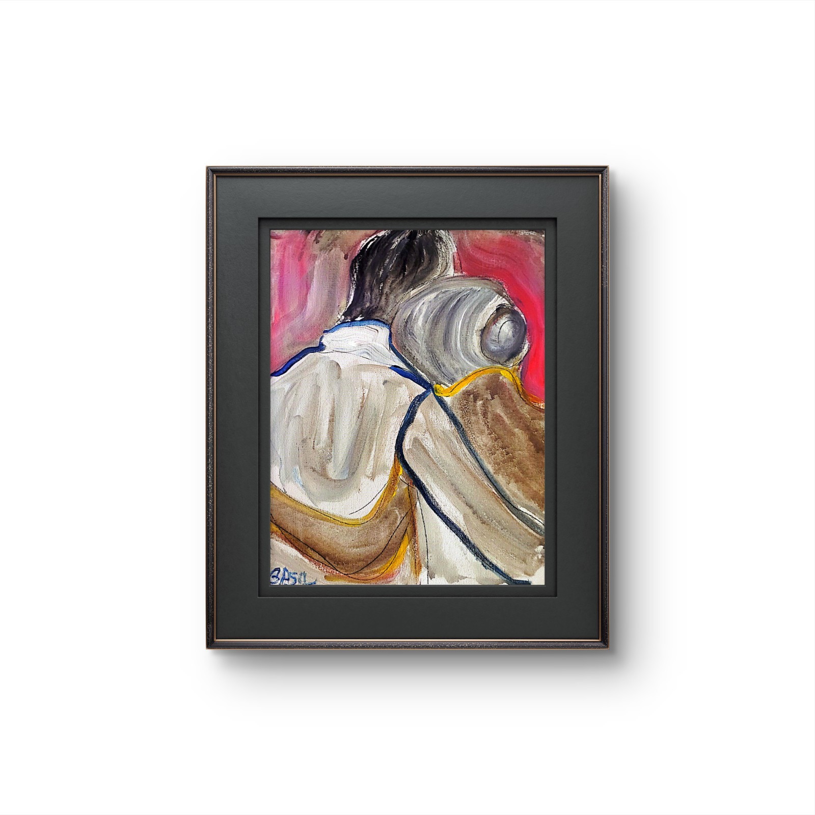 Dragonfly: Abstract Expressionist Original Painting Canvas 11×14.