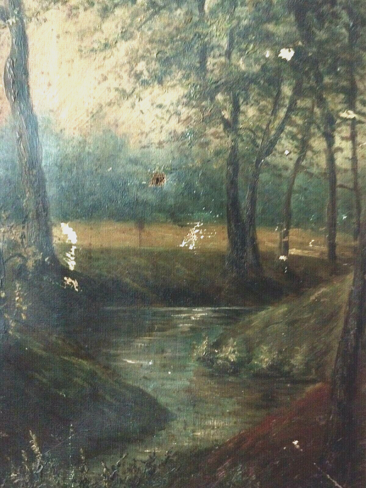 Roman Kochanowski Original Oil Landscape 16.5cm x 34cm *Needs Conservation