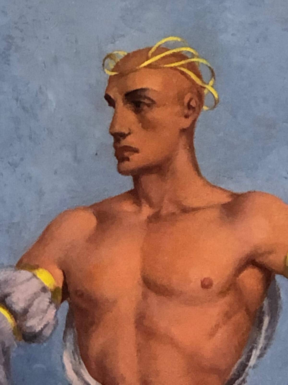 Alexander Cañedo, Dancing Man, Surrealistic O/C Painting, ca. 1950’s