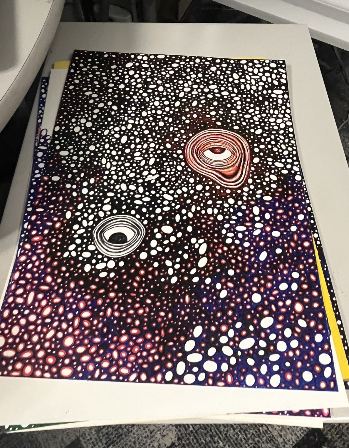Abstract Unique Geometric Handmade Artwork