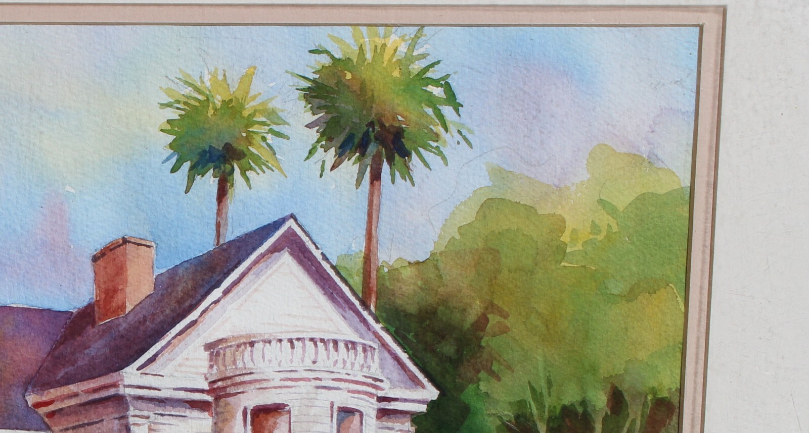 MEL WOLF Queen Ann Victorian Restoration House Battery Area Charleston S.C. w/c