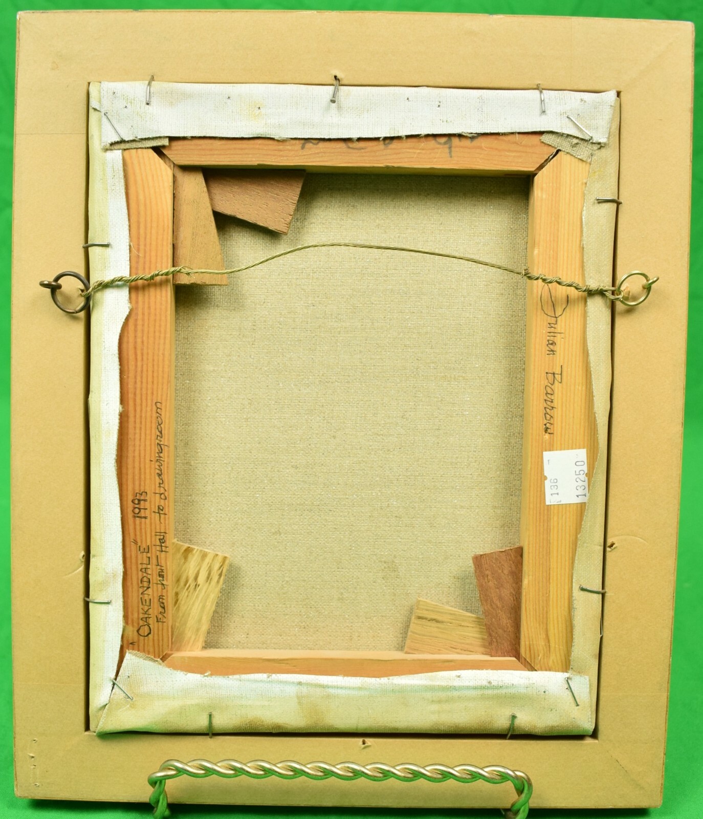 «Julian Barrow «Oakendale», ‘From Front Hall To Drawing Room’ 1993 Oil on Canvas