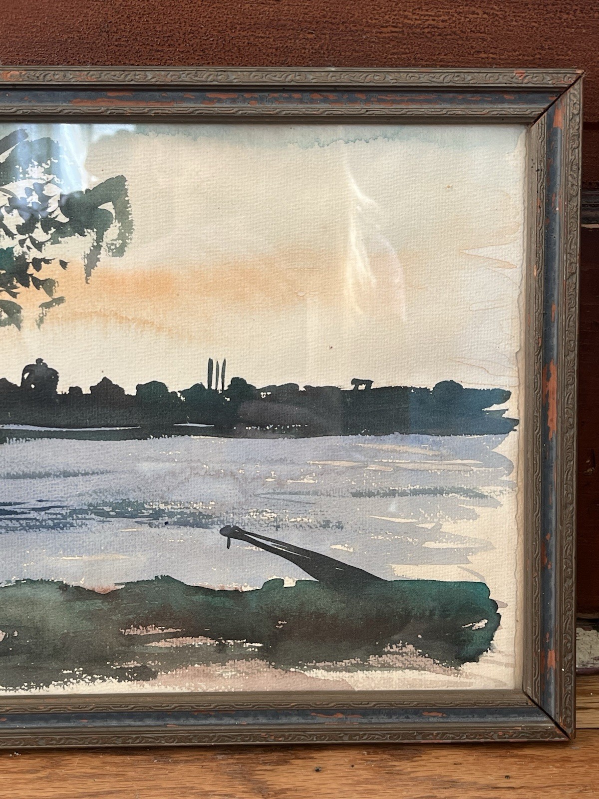 Maryanne Murphy Signed Original Watercolor Painting Framed 1974 Art