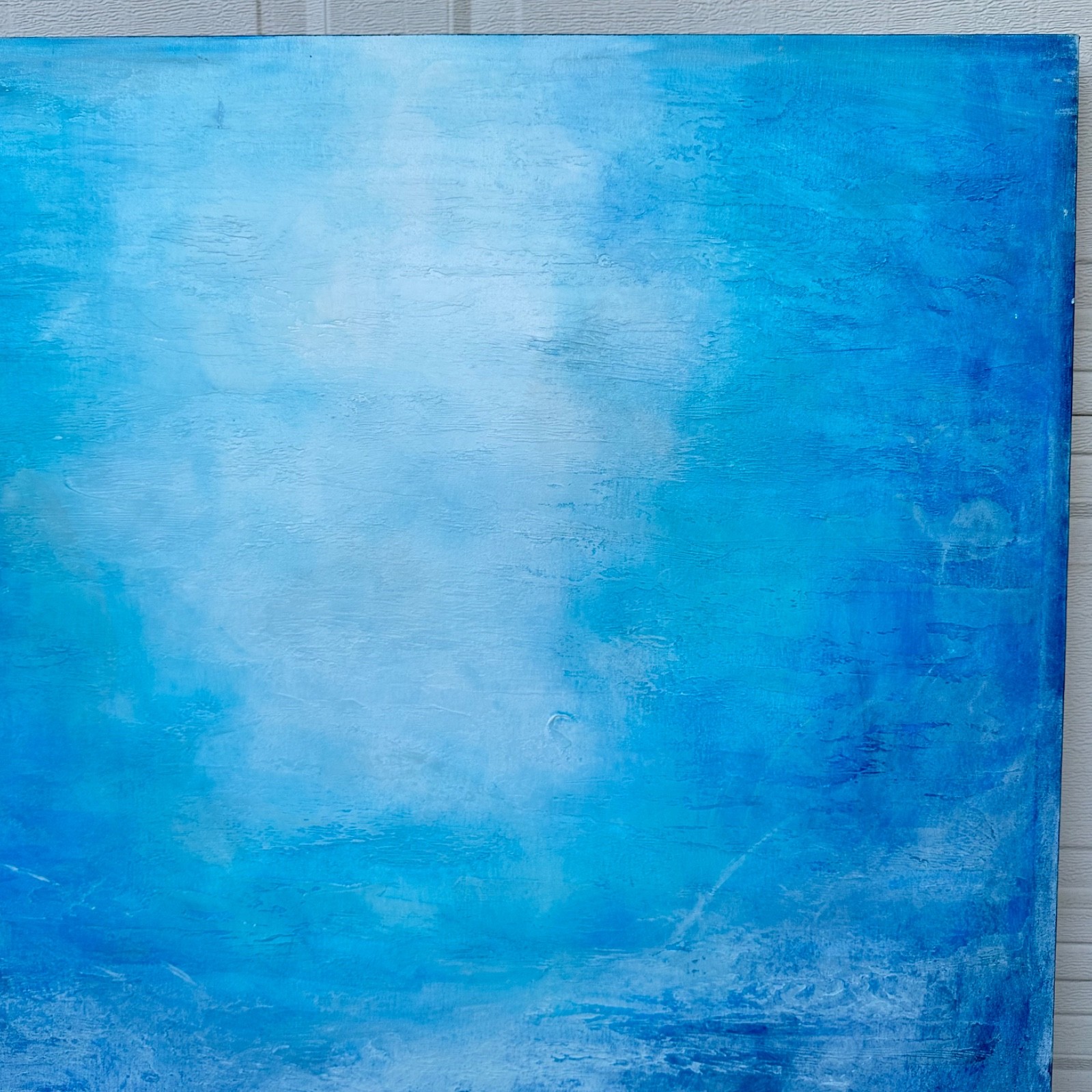 «Each Breath a Gift» – Original Abstract Painting (2015) Dimensions: 50″H x 40″W